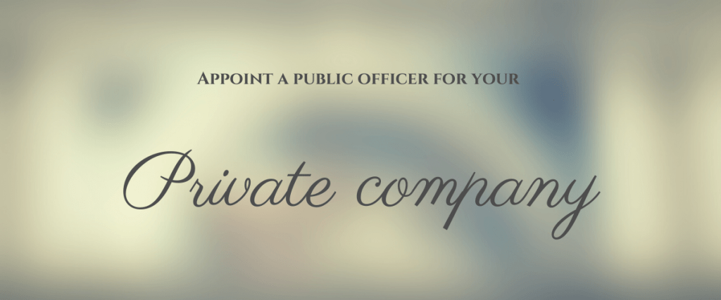 appoint a public officer